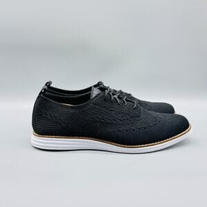 Cole Haan Shoes Womens 9 Black Original Grand Knit Oxford Lightweight Sneakers